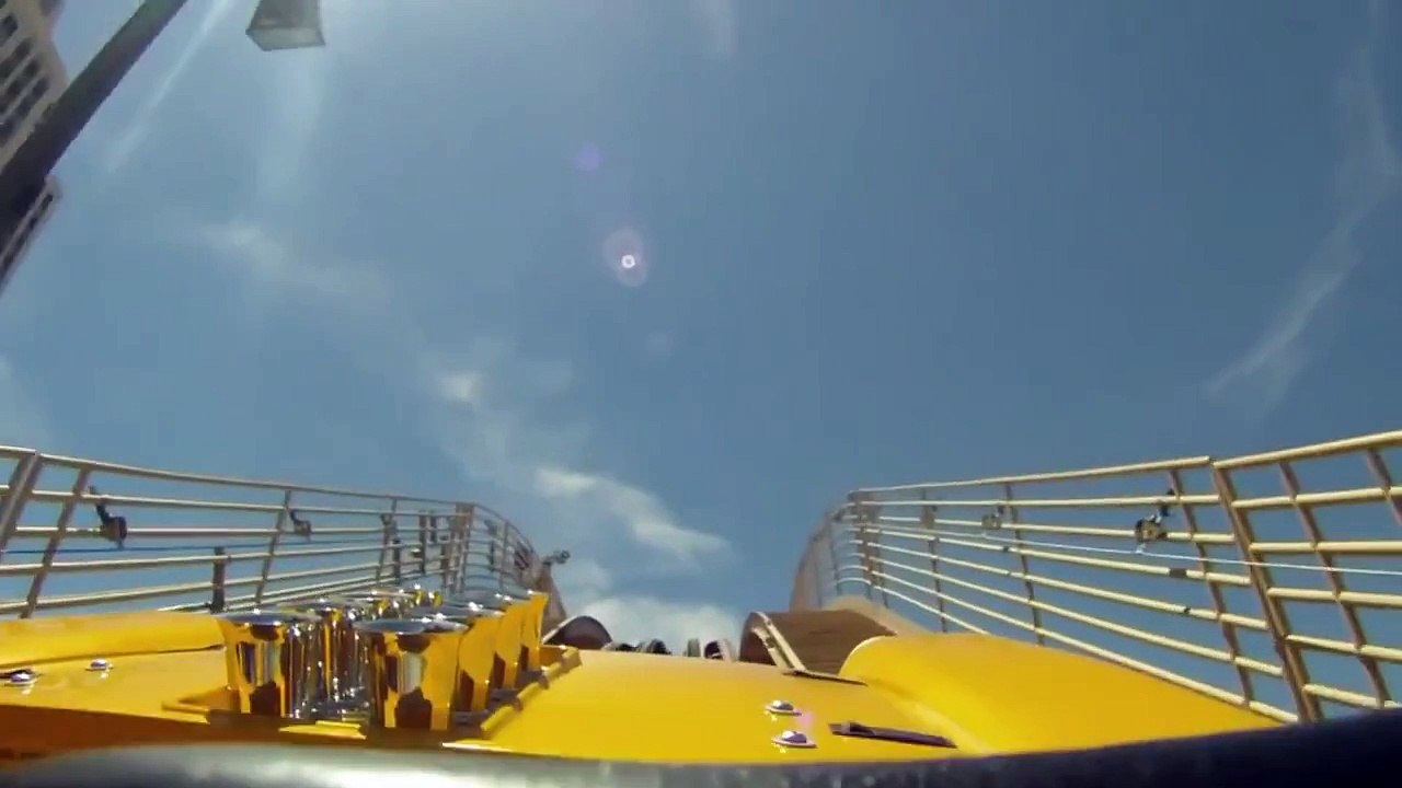 "Las Vegas" "New York, New York" Roller Coaster Ride.