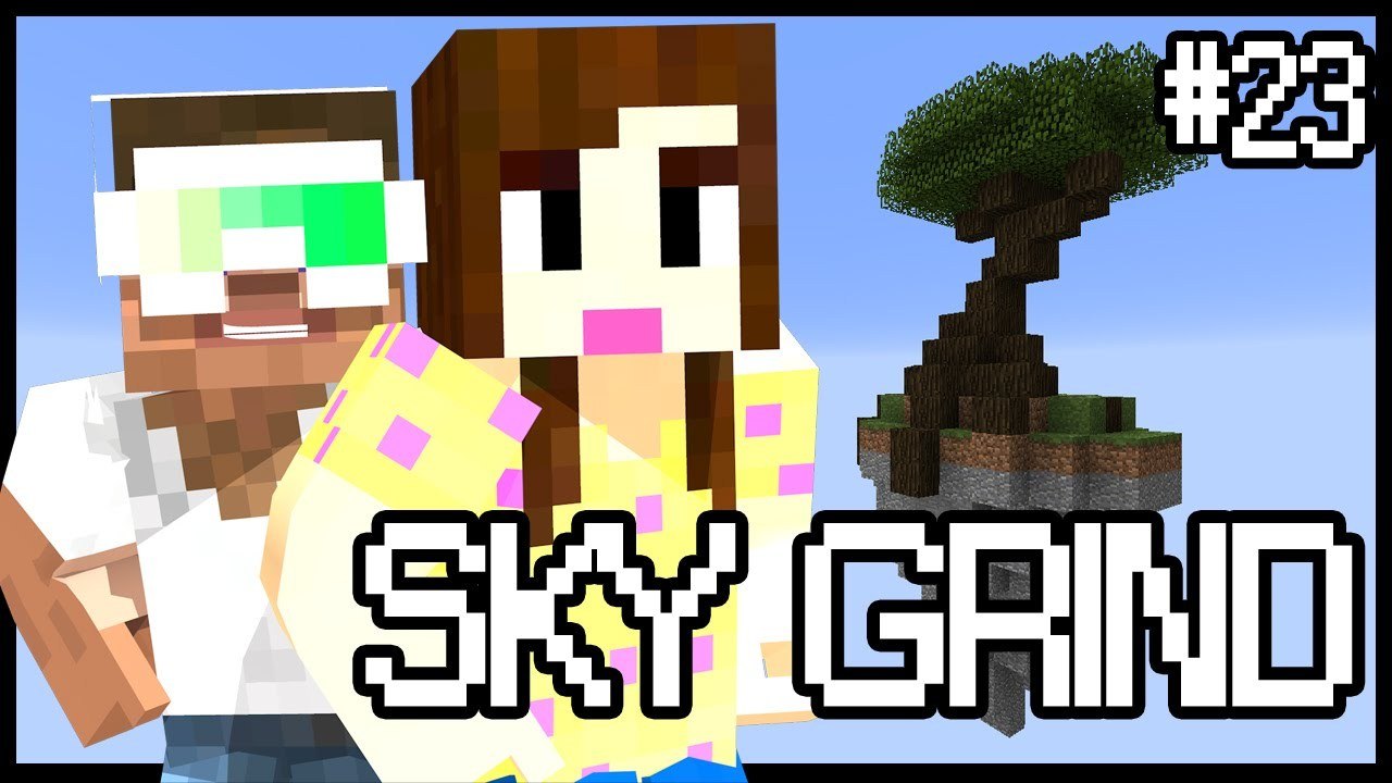 PREPARE FOR THE NETHER! - MINECRAFT SKY GRIND - EP 23 -