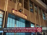 Suboficial FAP que arrolló a policía seguirá proceso en prisión