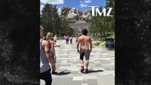Shia LaBeouf au Mont Rushmore - Un peu trop Fier d'etre américain