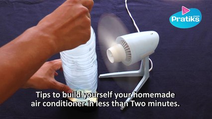 How to make your air conditioner in 1 minute - Do it yourself DiY