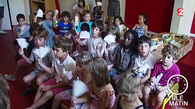Brumisateurs, éventails et jets d'eau... les écoles maternelles s'adaptent à la canicule