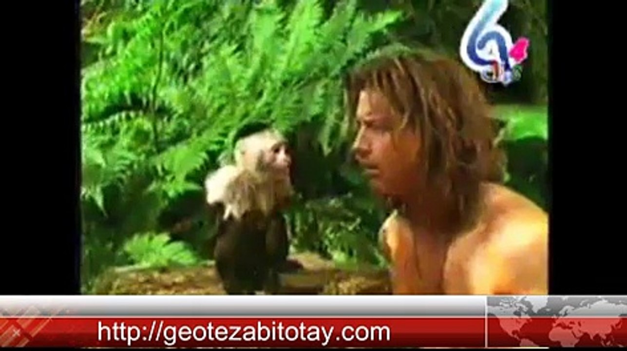 Tarzan and monkey