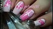 White  Pink Roses Nailart Design  My Birthday Nails