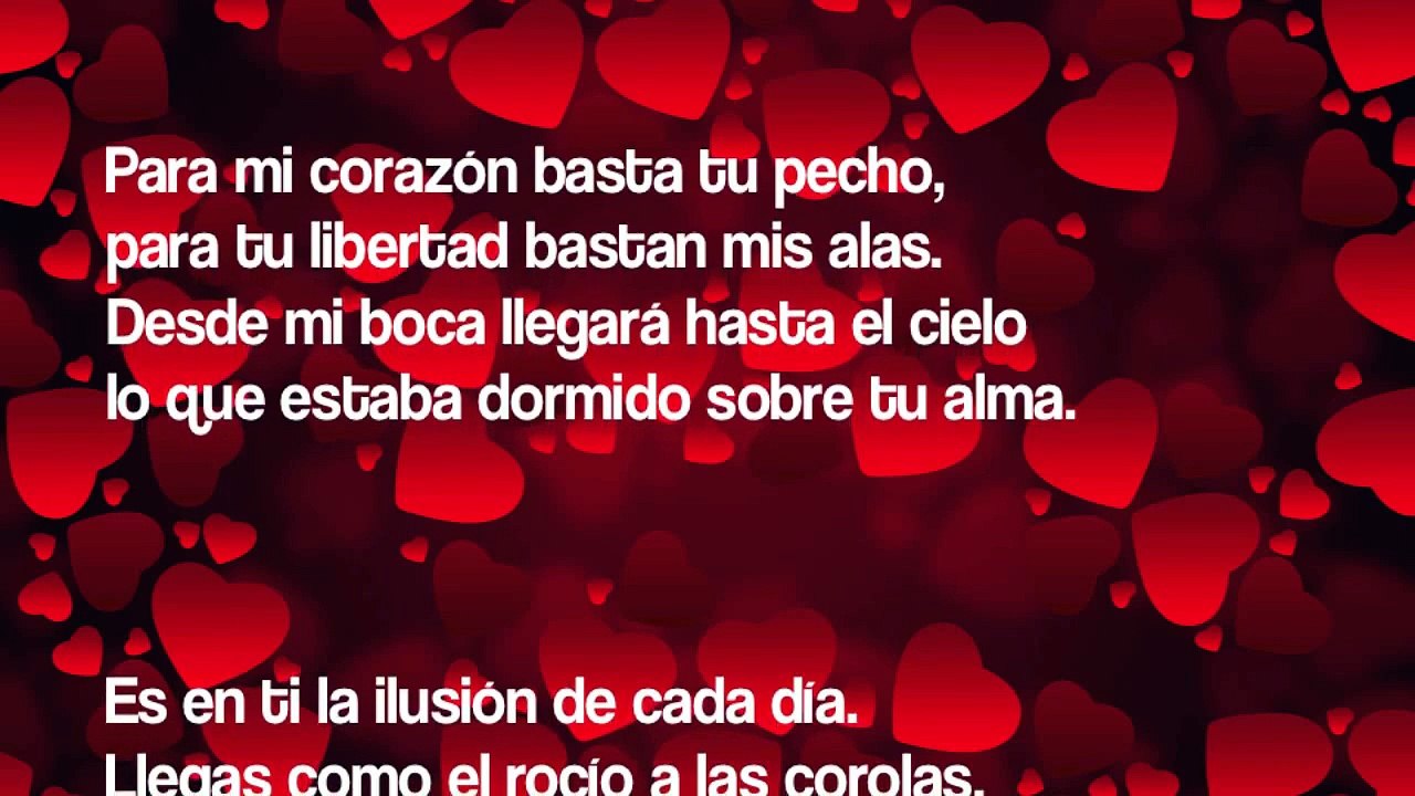 Poema de amor de corazon