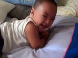 Laughing 17 month baby boy