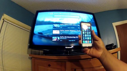 Como conectar el iphone al Apple TV.