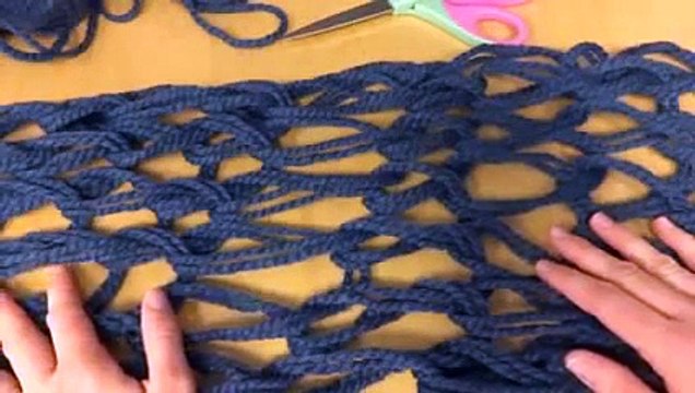 Kol Örgü Şal Örgü Nasıl Yapılır Tarifi