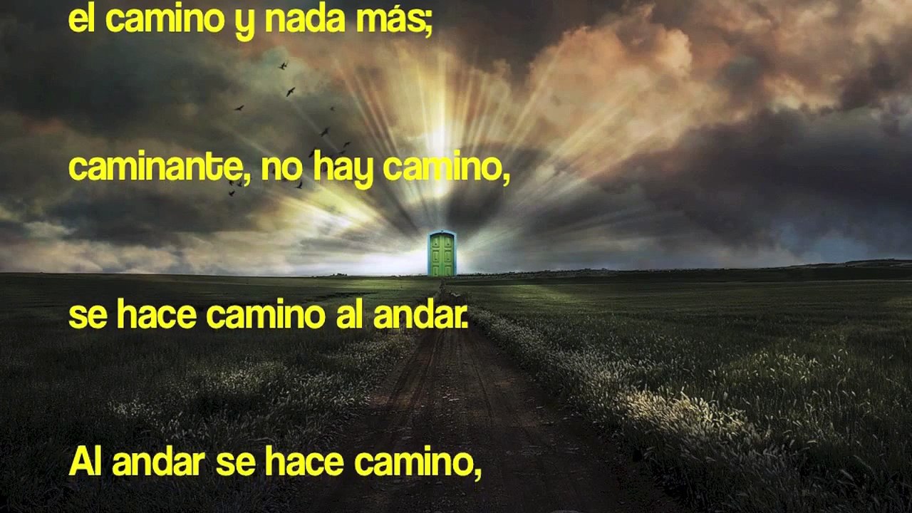 Poema Caminante no hay camino