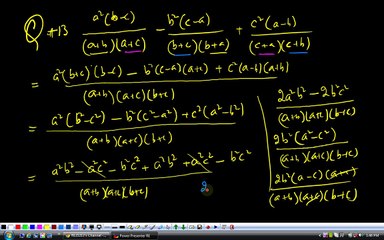 (G9 MTH AEE) Grade 9 Maths Unit 5, Exercise 5.9, Q 11-18