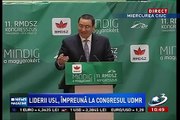 Discursul lui Victor Ponta, la congresul UDMR