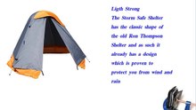 Imax Storm Safe Beach Shelter  Grey  220x150x150cm