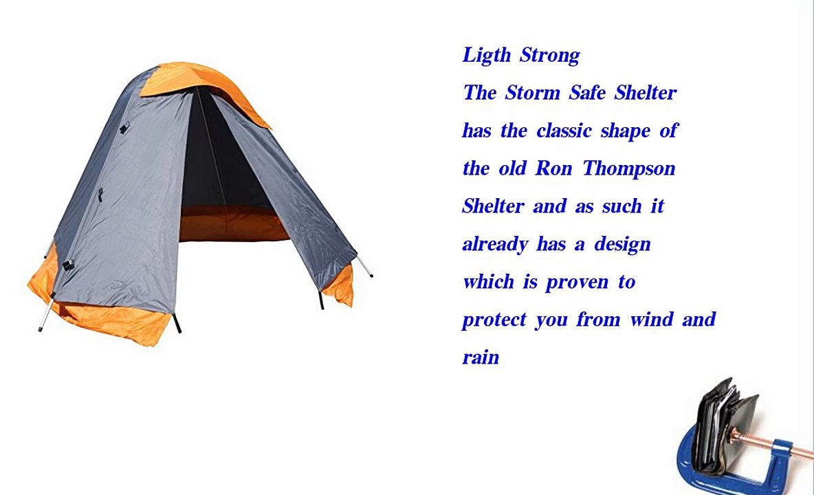 Imax Storm Safe Beach Shelter  Grey  220x150x150cm