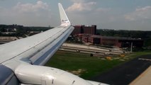 American Airlines 737-800 landing in Atlanta international airport (1080P)