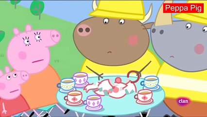 Peppa Pig en Español episodio 4x44 El Sr Bull en una tienda de porcelanas
