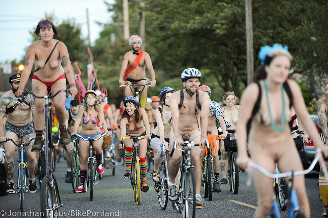 London Naked Bike Ride Without wearing any dress