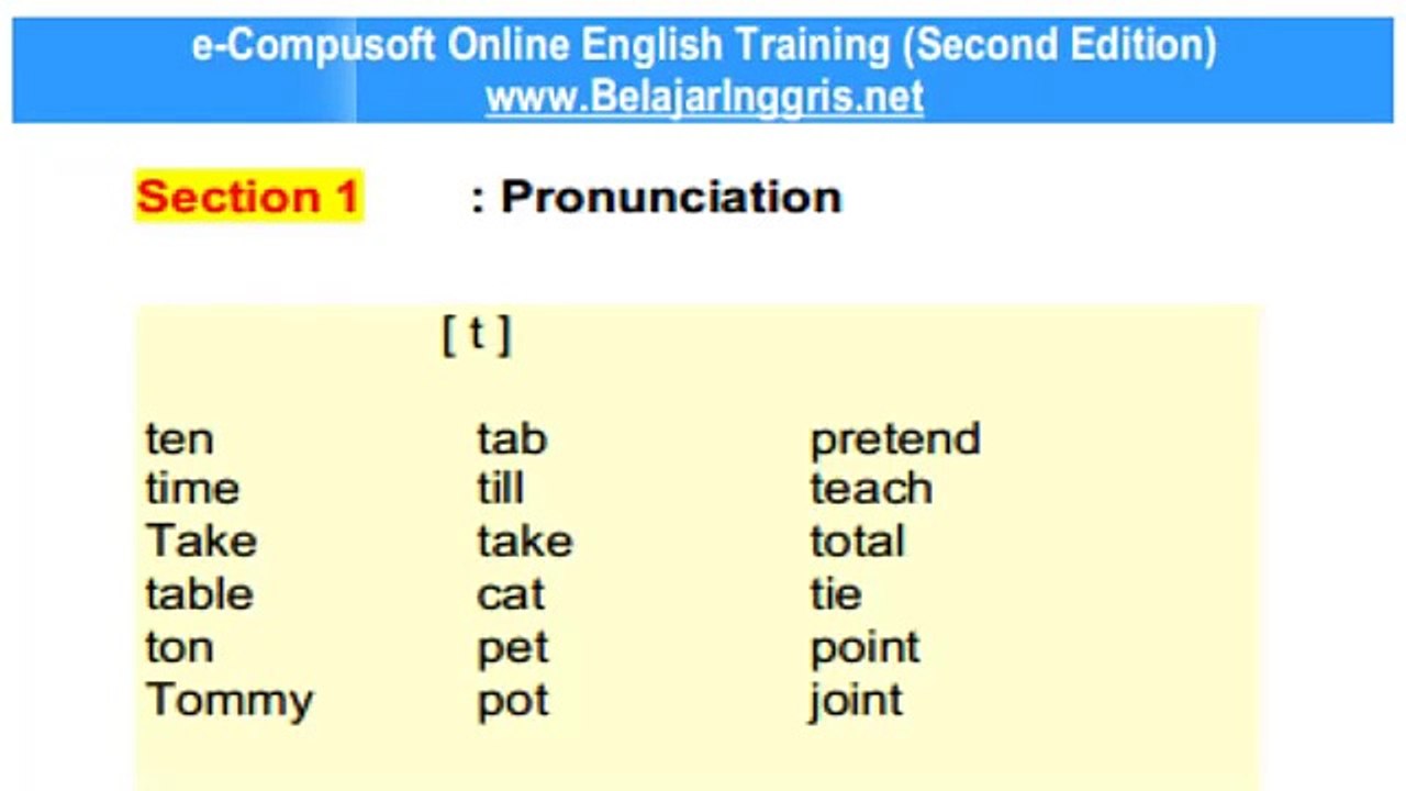 Belajar Bahasa Inggris Online Cepat Tanpa Grammar (3B)