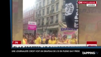 Gay Pride : Une journaliste de CNN se ridiculise en prenant un drapeau "sex toys" pour celui de Daech
