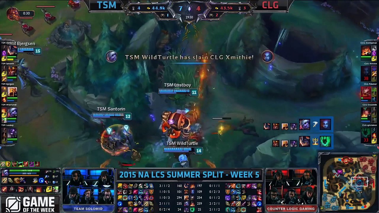 Top 5 moves LCS Summer Split Semaine 5
