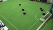 Agents Coordination in Small Size Soccer Robots Team Using “Fuzzy Reinforcement Learning”
