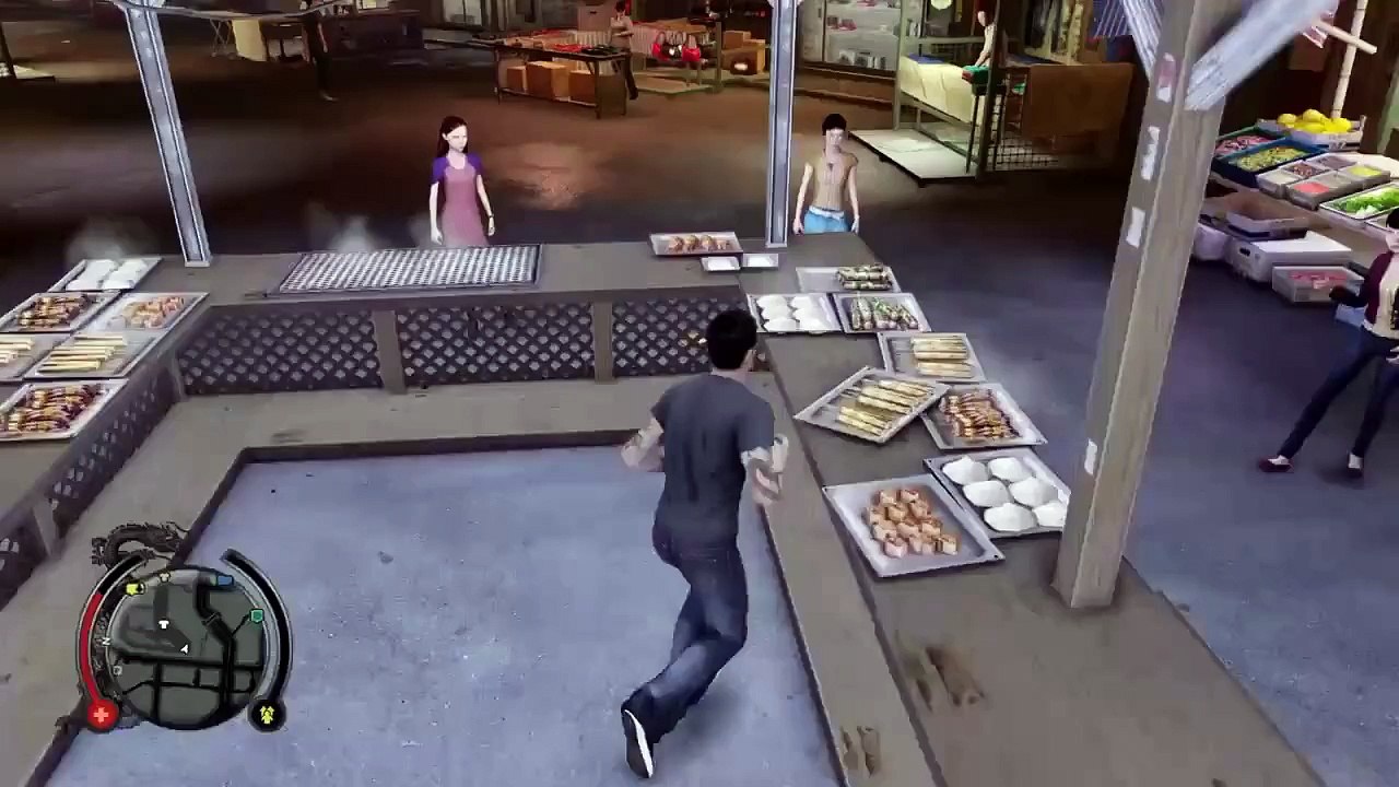Sleeping Dogs FUNNY DROPKICK