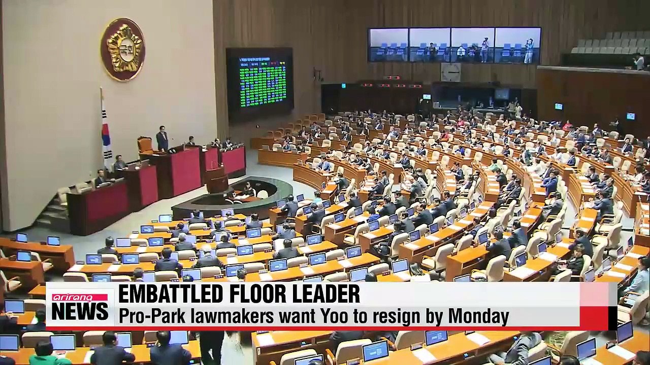 Saenuri Party's internal feud over floor leader...