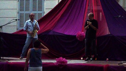 "So What" par  Remi Gaillard (harmonica) et André le Corre (saxophone),  le 27 06 2015