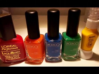 3 idee per carnevale - tutorial nail art