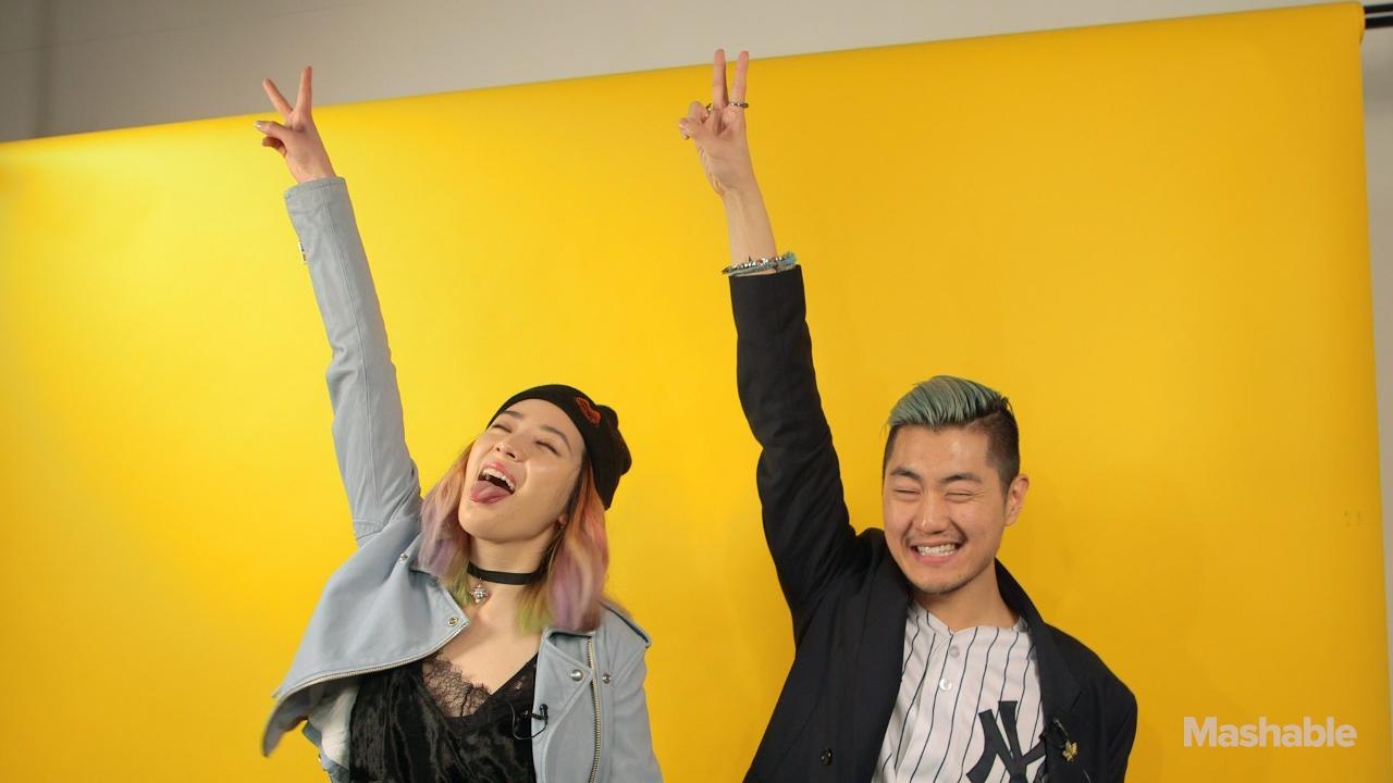 Posing for Instagram with Irene Kim