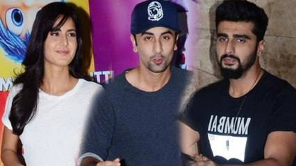 Ranbir Kapoor With Girlfriend Katrina Kaif @ INSIDE OUT Movie Screening