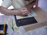 Kitamura Shoichi, master carver and printer, demonstrates how to carve Japanese woodblock prints