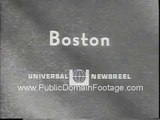 Boston Marathon 1967 - Kathrine Switzer first woman to run Boston Marathon archival footage