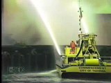 Tacoma Fireboat Commencement Fights Dock St Warehouse Fire
