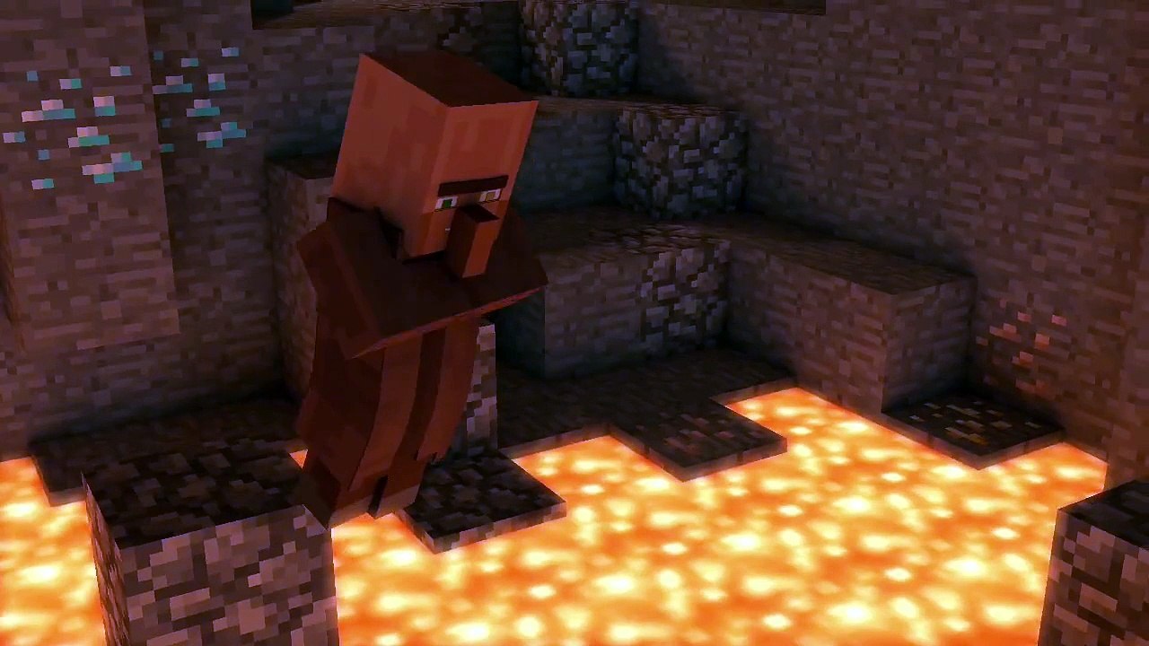 Parkour Villager - Minecraft funny animation