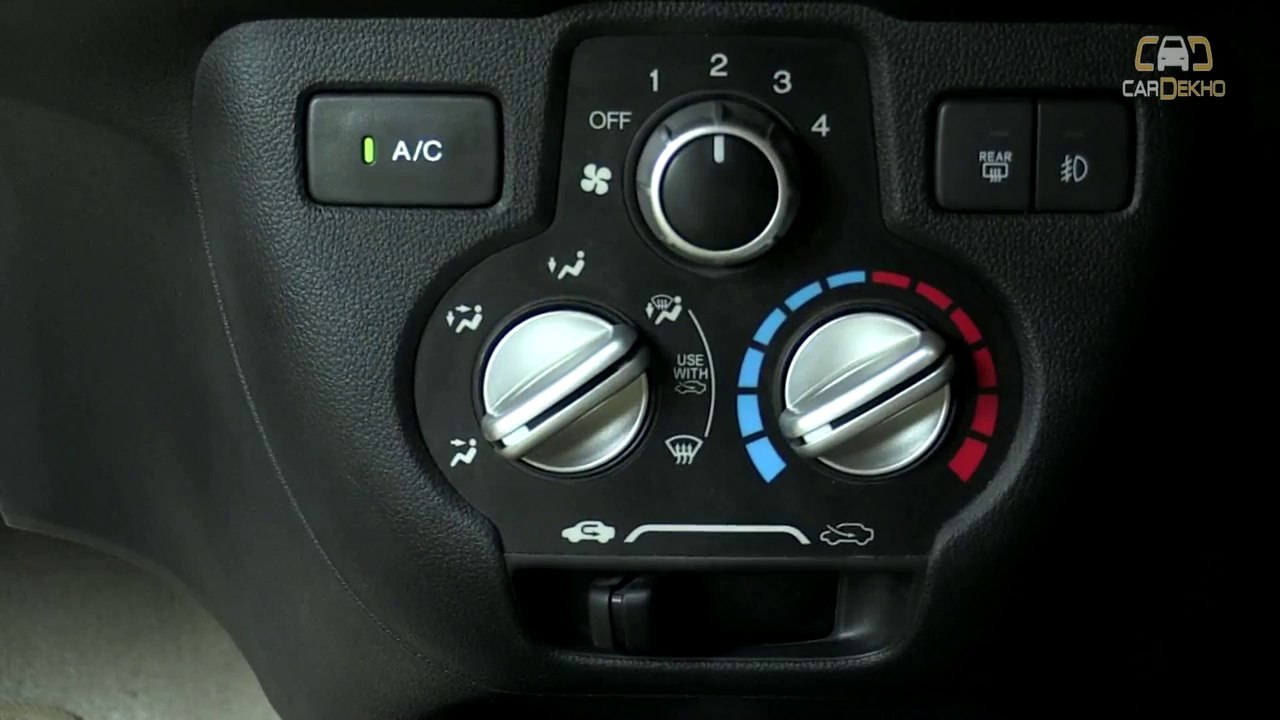 How to Switch On the AC in Honda Amaze - CarDekho.com