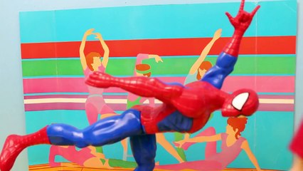 Frozen Elsa & Spiderman Karate Class ✯ Cinderella's Charming, Maleficent, Mother Gothel Barbies