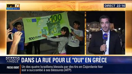 Un reporter de BFMTV chahuté par un manifestant à Athènes