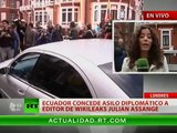 WikiLeaks: Ecuador otorga asilo diplomático a Julian Assange