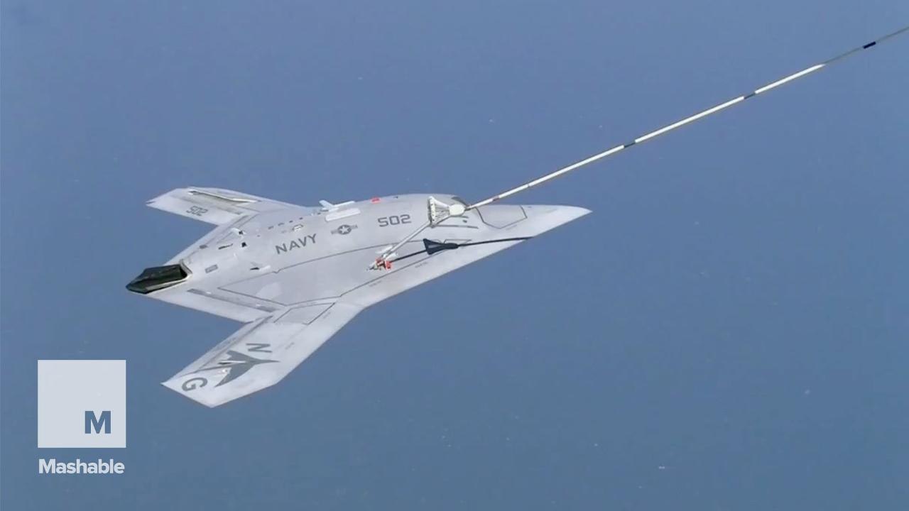 The first ever autonomous aerial refueling of an drone in mid-flight