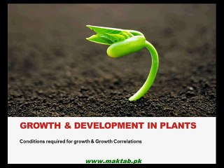 FSc Biology Book 2 CH 19, LEC 2; Growth and Development in Plants Part 2