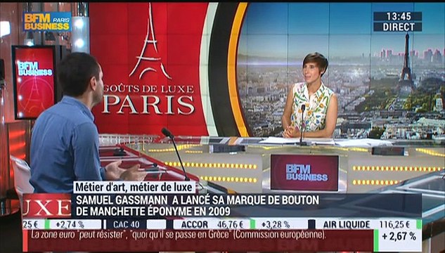 Métiers d'art, Métiers de luxe: Artisan créateur, Samuel Gassman – 01/07