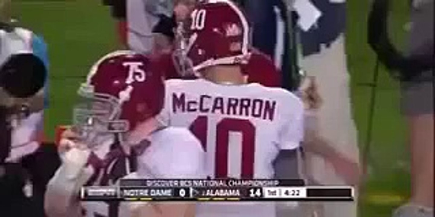 AJ McCarron's Girlfriend Miss Alabama Katherine Webb - Brent Musburger being a pervert at ESPN