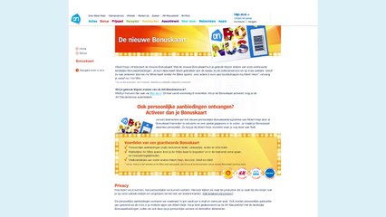 Instructievideo nieuwe AH Bonuskaart activeren