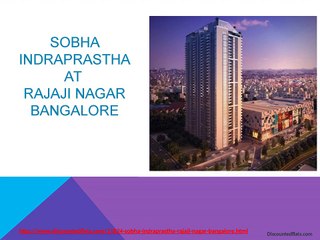 3 BHK Duplex flats @ Sobha Indraprastha - Discountedflats.com
