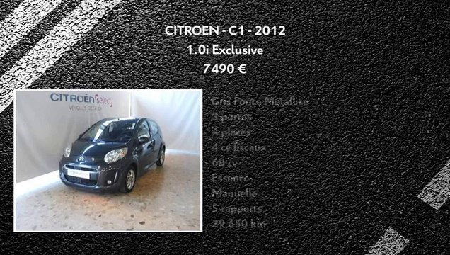 Annonce Occasion CITROëN C1 1.0i Exclusive 2012