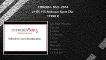 Annonce Occasion CITROëN DS3 e-HDi 115 Airdream Sport Chic 2014
