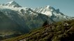 Marathon- Vu du Ciel- Tête de course au Col des Posettes - Chamonix Marathon du Mont-Blanc 2015