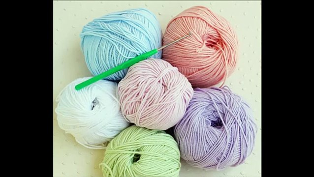 Tığ işi örgü bebek battaniyesi yapılışı