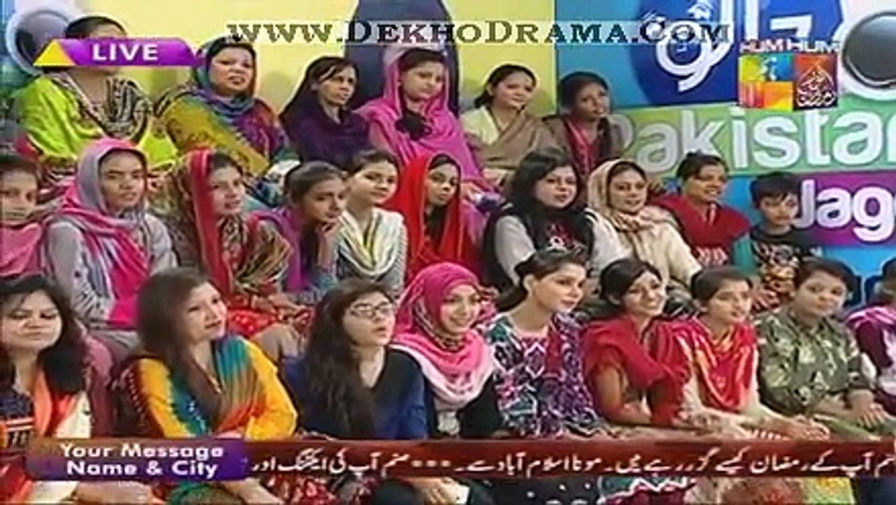 Jago Pakistan Jago With Sanam Jung on Hum Tv Part 6 - 1st July 2015