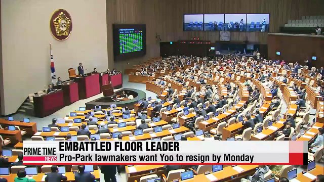 Saenuri Party's internal feud over floor leader's fate deepens